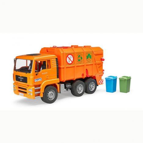 MAN TGA CAMION BASURA NARANJA