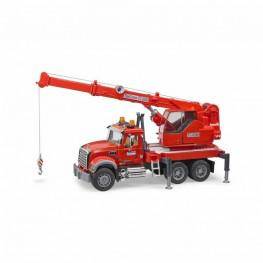 MACK GRANITE KRAN-LKW CON LUCES Y SIRENA