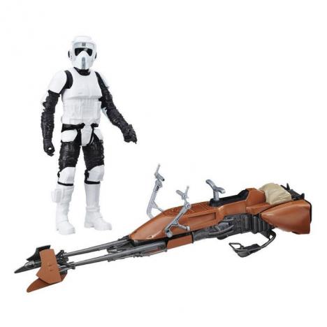 Star Wars El Despertar de la Fuerza - Moto Speeder y Biker Scout.