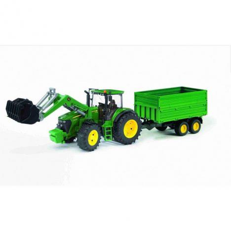 JOHN DEERE 7930 CON PALA FRONTAL Y REMOLQUE