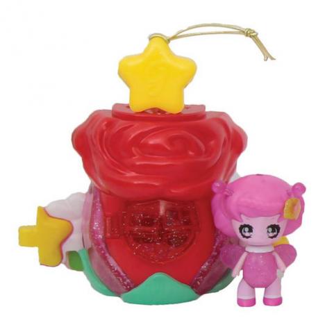 Casita + Glimmies Exclusivo Amigas Arcoiris - Beelenia y Casa Roja