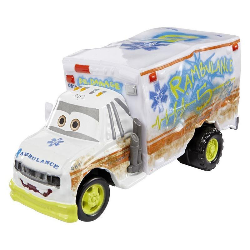 Cars 3 Mattel Spain DYB22 Coche Crazy Deluxe Ambulance 