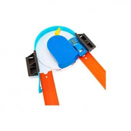 Hot Wheels Track Builder - Propulsor de Curva + Coche.