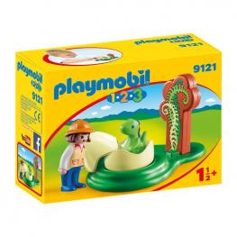 Playmobil - 1, 2, 3 Huevo De Dinosaurio.