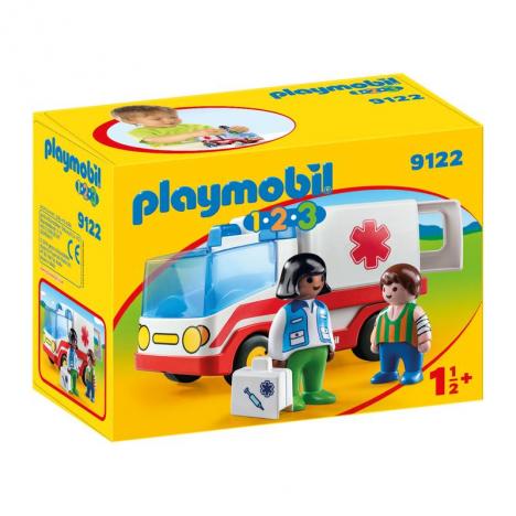 Playmobil - 1, 2, 3 Ambulancia.