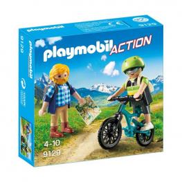 Playmobil - Ciclista y Excursionista.
