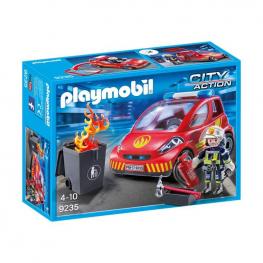 Playmobil - Coche De Bomberos.