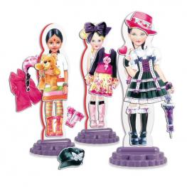 Diseña La Moda 3 Muñecas.