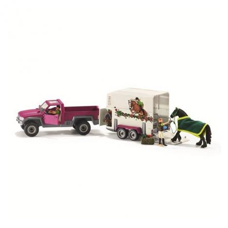 Camioneta Con Remolque Para Caballos.