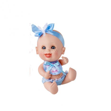 Muñeco Pecosete - Babero Azul.
