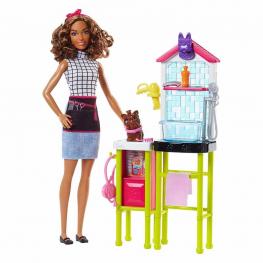 Barbie Playsets Profesiones - Peluquera de Mascotas.