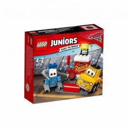 Lego Juniors Cars 3 - Puesto De Reparación Guido y Luigi.