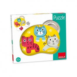 Puzzle 3 Gatos Baby.