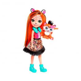 Enchantimals Muñeca Tanzie Tigre & Tuft.