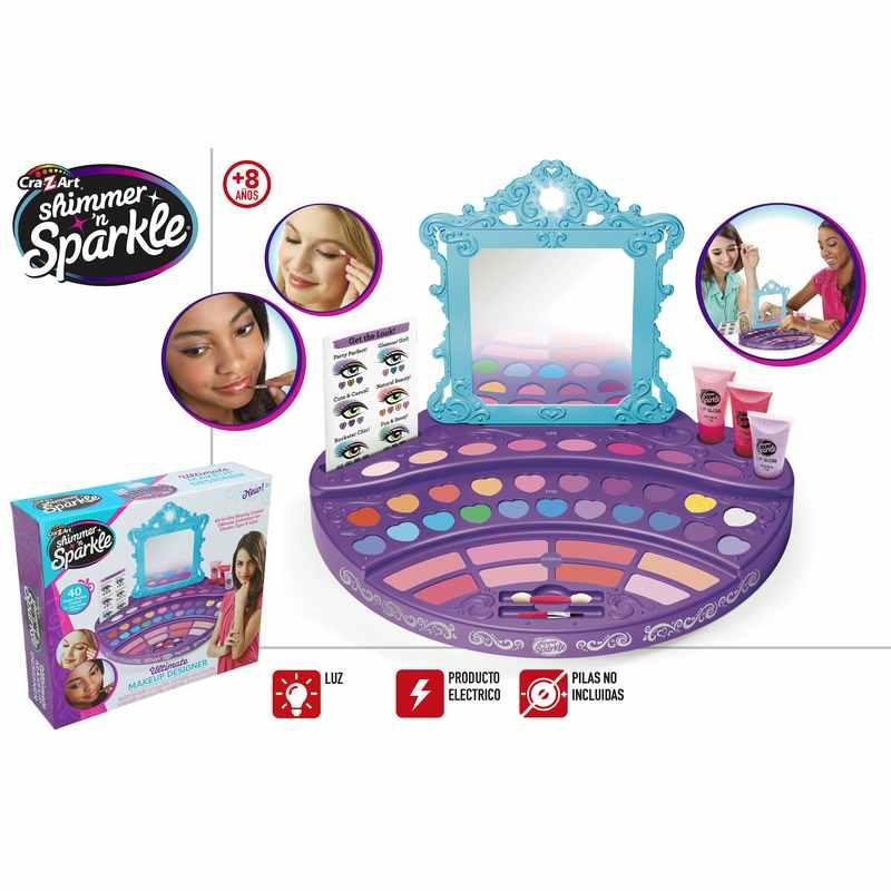 Shimmer'n Sparkle - Tocador Para Maquillarse Con Luces, Incluye Accesorios  De Belleza. Juguete Para Niñas A Partir De 8 Años con Ofertas en Carrefour