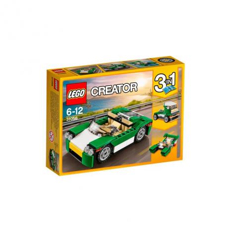 Lego Creator - Descapotable Verde 3 En 1.