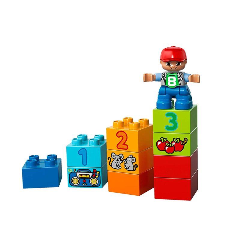 Lego de plástico multiusos 4 en 1 para niños, Mesa Duplo