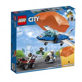 Lego City - Policía Aérea: Arresto Del Ladrón Paracaidista.