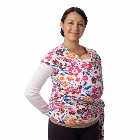 Boba Wrap - Fular Elástico Estampado Wildflower.