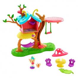 Enchantimals Petal Park Casita Árbol Baxi Mariposa.