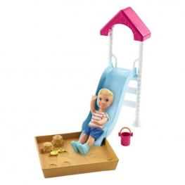 Barbie Skipper Babysitters Bebés y Accesorios - Parque y Tobogán.