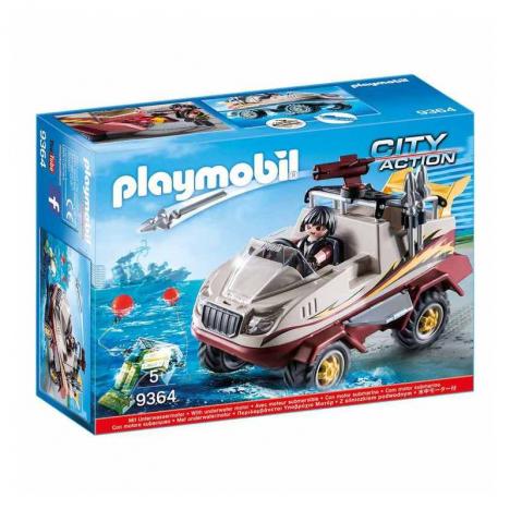 analogía hazlo plano barrer Comprar Playmobil - City Action: Coche Anfibio. de PLAYMOBIL- Kidylusion