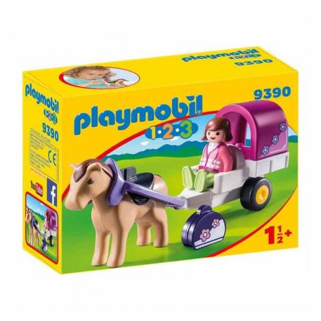 Playmobil - 1, 2 , 3 Carruaje De Caballos.