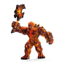 Golem De Lava Con Arma.