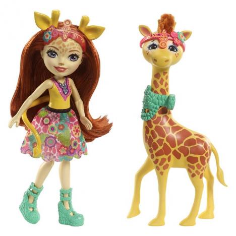Enchantimals Muñeca Gillian Girafa & Pawl.