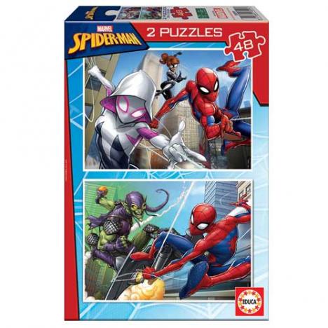 Puzzle Spiderman 2x48 piezas