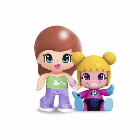 Pin y Pon Pelo Castaño y Bebé Sorpresa.