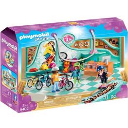 Playmobil 9402 - City Life: Tienda de Bicicletas y Skate