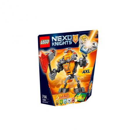 LEGO NEXO KNIGHT AXL CON ARMADURA DE COMBATE