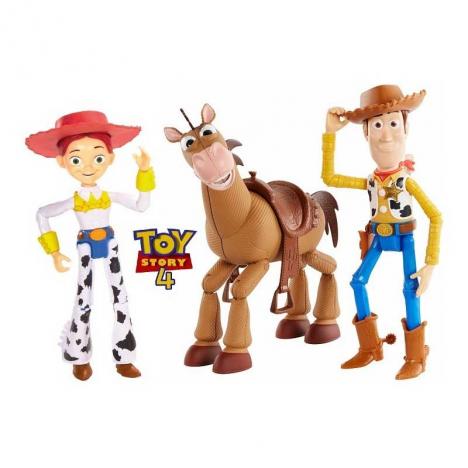 Toy Story 4 - Pack de Aventura Woody, Perdigón y Jessie.-