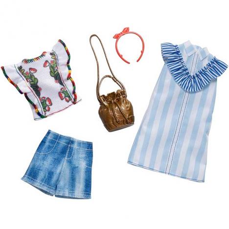 Barbie Pack 2 Modas - Conjunto y Vestido de Verano-