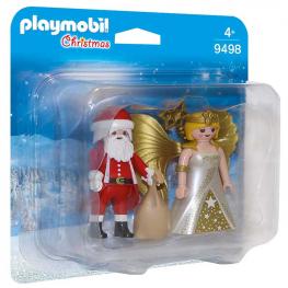 Playmobil - Christmas: Duo Pack Papa Noel con Angel