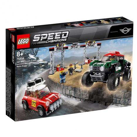 Lego Speed Champions - Mini Cooper S Rally de y MINI John Cooper Works Buggy
