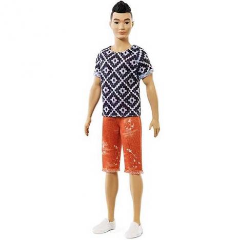 Ken Fashionista - Muñeco Ken Asiatico Pantalón Naranja