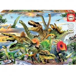 Puzzle Dinosaurios 500 piezas.-