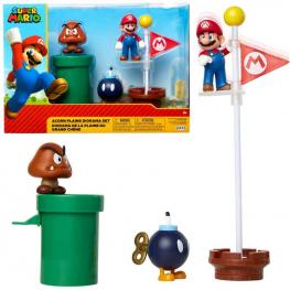Super Mario Set 5 Figuras Mundo Acorn 6 cm.