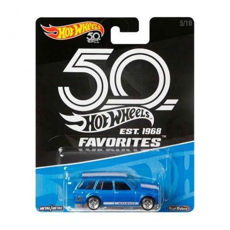 Hot Wheels - Vehículo Premium 50 Aniversario Favoritos.