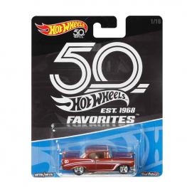 Hot Wheels - Vehículo Premium 50 Aniversario Favoritos.