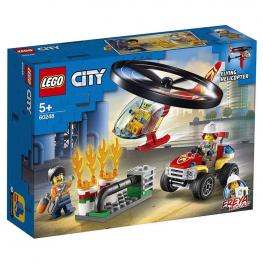 Lego City - Intervención del Helicoptero de Bomberos