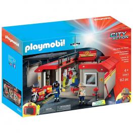 Playmobil - City Action: Estación de Bomberos Maletín Portátil