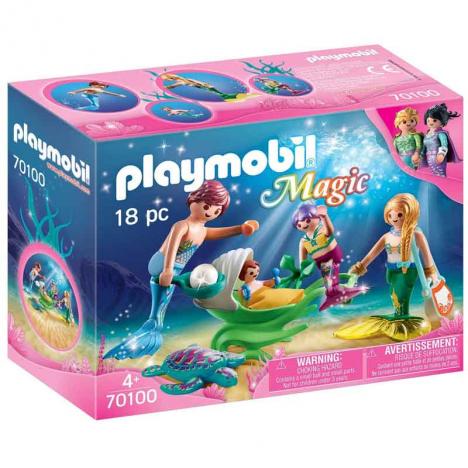 Playmobil - Magic: Familia con Cochecito