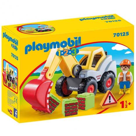 Playmobil - 1.2.3 Pala Excavadora