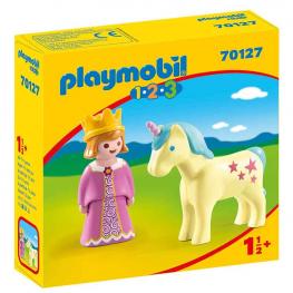 Playmobil 70127 - 1.2.3 Princesa con Unicornio