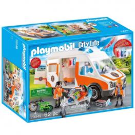 Playmobil 70049 - City Life: Ambulancia con Luces