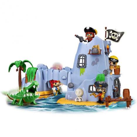 Pin y Pon Action - Isla Pirata del Capitán Caimán