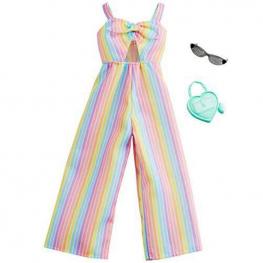 Barbie Moda Look Completo - Vestido de Rayas